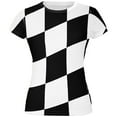 thumbnail image 1 of Finish Line Drapeau à Damier Vague Partout Juniors T-Shirt, 1 of 1