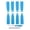 Blue, variant on Riousery 8Pcs Drone Propeller Blades Replacement 4022F Colored Wing Spare Parts Accessories for FLIP Orange (7 inches / 17.78 cm)