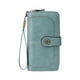 thumbnail image 1 of Cartera antimagnética con cremallera larga para mujer, cartera de cuero, nuevo bolso de mano de gran capacidad en Europa y América. Cartera antimagnética., 1 of 6