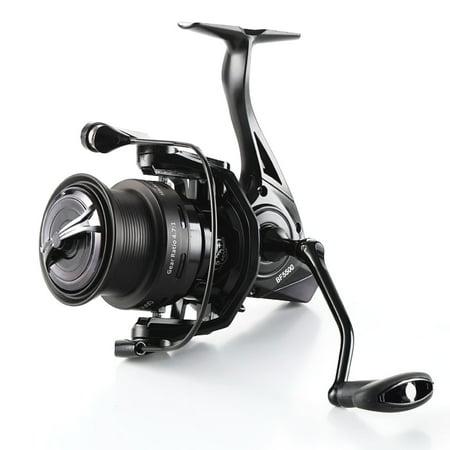 5+1 Ball Bearings Fishing Reel Metal Spool Stainless Steel Main Shaft 4.7:1 Gear Spinning Reel