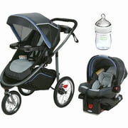 Graco Modes Jogger Travel System, Malibu with Nuk Simply Natural 5oz Bottle, 1-Pack