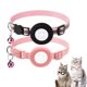 thumbnail image 1 of 2PCS Pet Cat AirTag Case Collar con hebilla de seguridad Bell AntiLost-rosa-2 piezas Sailing Electrónica, 1 of 5