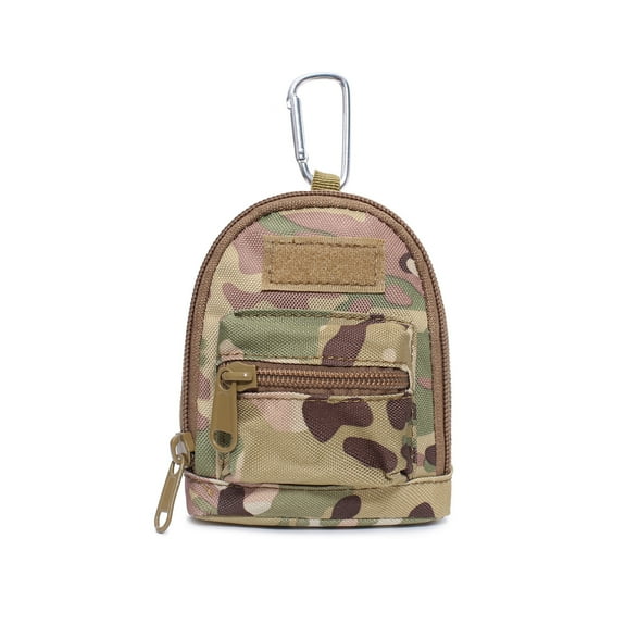 Men's Backpack Hanging Bag Portable Coin Purse Key Earphone Storage Pocket Bag Card Holder Wallet Pouch Outdoor Sports Waist Bag