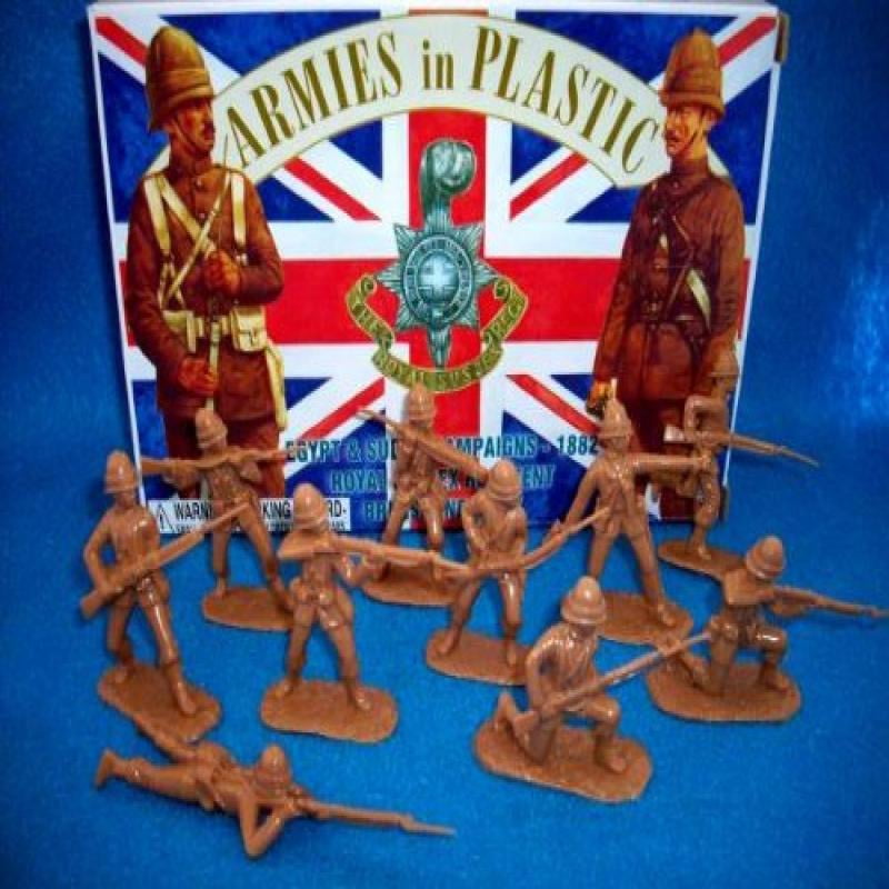 ARMIES IN PLASTIC WWI Scottish Highlanders Infantry Figures 20 Khaki FREE SHIP 