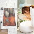 thumbnail image 2 of Dreamtimes Towels Set of 2 Cat in Flowers Print for Bathroom Kitchen Travel 16×28 inch, Cotton Bath Towels Lightweight Quickdry for Bathroom Ktichen Travel SPA Gym, 2 of 7