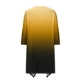 thumbnail image 4 of Women'S Cardigans Kimonos,Lightweight Front Open Cardigan For Women Summer Clearance,Open Front Breathable Cardigans,Women's Gradient Printed Long Sleeved Irregular Hem Pleated CardiganCardigan, 4 of 6
