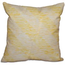 Simply Daisy 16" x 16" Marled Knit Stripe Geometric Print Pillow