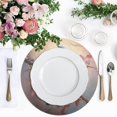 thumbnail image 4 of Ryvnso Birds on Tree Branch Round Plate Mats Dining Table Placemat Set of 4 for Holiday Decoration, 4 of 7