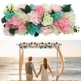 thumbnail image 2 of Xingzhi Faux Roses Artificial Flower Backdrop Home Office Bouquet Decoration, 2 of 5