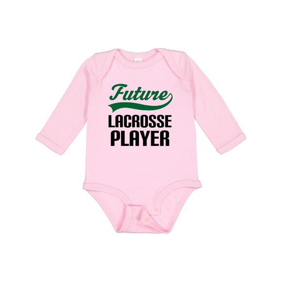 Inktastic Future Lacrosse Player Boys Long Sleeve Baby Bodysuit