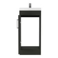 thumbnail image 4 of Sevilla Bathroom Vanity, Single Door Cabinet, Black, 4 of 5