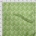 thumbnail image 4 of oneOone Rayon Green Fabric Tropical Quilting Supplies Print Sewing Fabric By The Yard 56 Inch Wide, 4 of 5