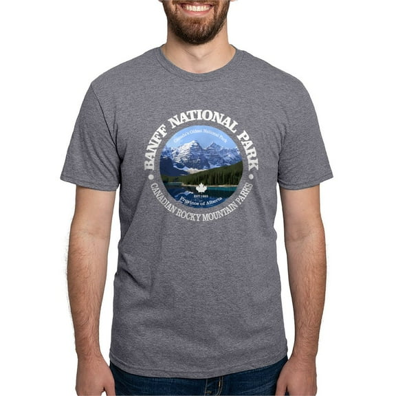 CafePress - Banff National Park T Shirt - Mens Tri-blend T-Shirt