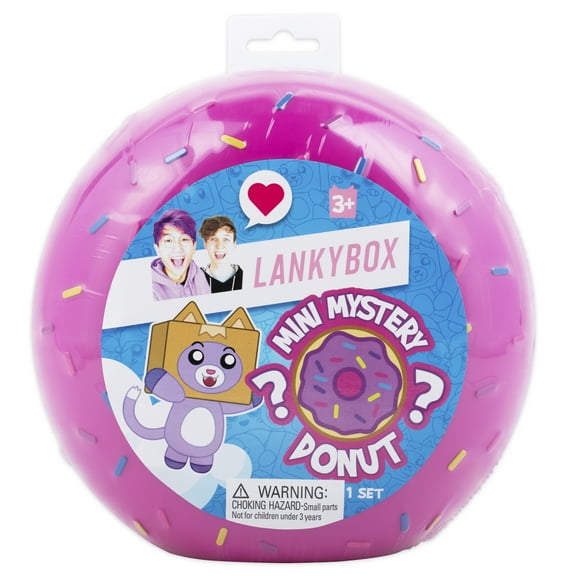 LankyBox Mini Mystery Donut with Figures, Stickers, and more, Official Merchandise, ages 3 and up