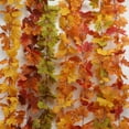 thumbnail image 3 of Fall Garland Maple Leaf,6.5Ft/Piece Hanging Vine Garland Artificial Autumn Foliage Garland Thanksgiving Decor for Home Wedding Fireplace Party Christmas, 3 of 8