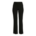 thumbnail image 5 of Time and Tru Women's Flare Ponte Pants, 30" Inseam for Regular, 5 of 5