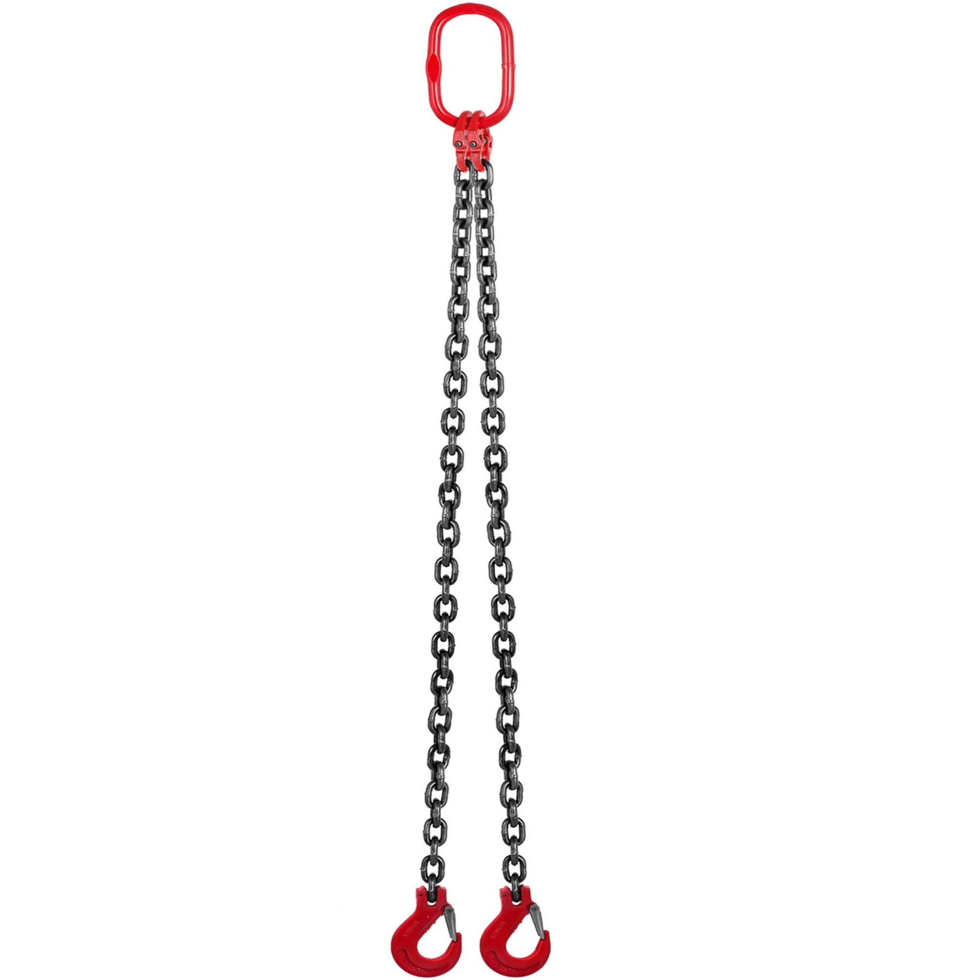 Grade 80 Chain Sling 5/16 x 6 Single Leg with Grab and Sling Hook 