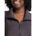 thumbnail image 4 of Avia Women's and Women's Plus ScubaKnit Quarter Zip Pullover, Sizes XS-4X, 4 of 6