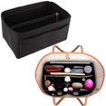 thumbnail image 4 of Organisateur de Sac à Main Insert Feutre Maquillage Sac Cosmétique Sac à Main Compartiment Rangement, 4 of 4