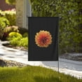 thumbnail image 4 of Wukai Orange Dalia Garden Flags Double Sided Welcome Garden Yard House Flags Outside Outdoor House (Only Flag), 4 of 8