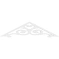 thumbnail image 2 of Ekena Millwork 48"W x 12"H x 1"P (6/12) Pitch Hurley Architectural Grade PVC Gable Pediment, 2 of 5