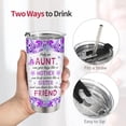 thumbnail image 4 of Best Aunt Ever Gifts, Aunt Birthday Gifts from Niece Nephew, Stainless Steel Coffee Tumbler with Lid for Auntie 20oz, Christmas Gift for New Aunt, To My Aunt Mothers Day Gifts Tumbler, 4 of 6