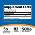 thumbnail image 2 of Nutricost L-Glutamine Powder Sweetened with Stevia (500 Grams / 5 Grams L-Glutamine Per Serving/Peach Mango) | L-Glutamine Supplement for Gut Support - Gluten Free, Non-GMO, 2 of 5