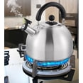 thumbnail image 4 of Stainless steel whistling kettle tea kettle 4 liters induction suitable kettle with whistle, 4 of 5