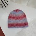 thumbnail image 1 of Winter Hat Beanies Knitted Solid Colors Caps Hip Hop Hat, Blue Red, 1 of 6
