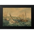 thumbnail image 2 of Bennett, William James 18x13 Black Modern Framed Museum Art Print Titled - Quarantine, Staten Island 1833, 2 of 5