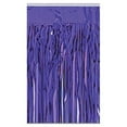 thumbnail image 2 of 2-Ply FR Metallic Fringe Drape (silver) Party Accessory (1 count), 2 of 7