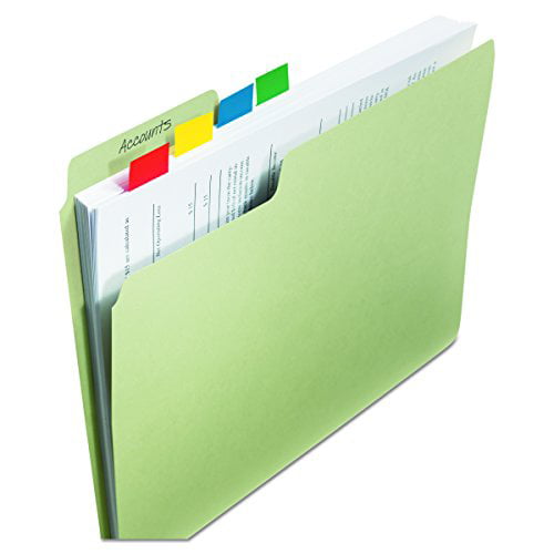 100 Flags Post-it Standard Page Flags in Dispenser White 