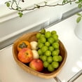 thumbnail image 4 of Frutero ZENFUN de madera natural, 20-24 cm, hecho a mano, estilo vintage, 4 of 6