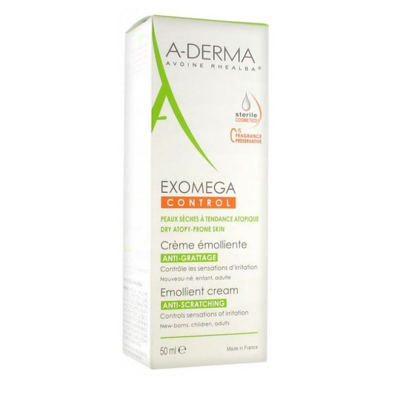 tredobbelt derefter areal A-DERMA Exomega Control Emollient Cream Anti-Scratching 50ml - Walmart.com
