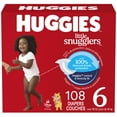 thumbnail image 1 of HUGGIES Little Snugglers Baby Diapers, Econo pack, Size 6, 108 Count, 1 of 10