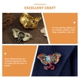 thumbnail image 5 of CIMAXIC Elephant Enamel Brooch Pin Jewelry with Rhinestones for Decoration Assorted Color Small Size,2.72"X1.89"X0.39", 5 of 5