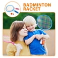 thumbnail image 3 of HEANUJJ 1Set Outdoor Badminton Rackets Orange Compact Size for Easy Grip and Comfortable Use, 3 of 7
