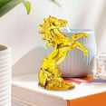thumbnail image 4 of Galloping Horse Crystal Carousel Ornament - Colorful Glass Decor for Home and Office - Elegant Success Symbol with Rotating Base, 4 of 6