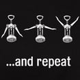 thumbnail image 3 of CafePress - Wine Open And Repeat Women's Dark T Shirt - Women's Traditional Fit Dark T-Shirt, 3 of 4