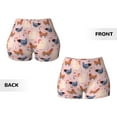 thumbnail image 3 of Sigee Funny Chicken Print Women's High Waist Workout Shorts - Squat Proof, Tummy Control, Yoga and Gym Activewear-Large, 3 of 9