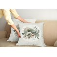 thumbnail image 2 of Ambesonne Monstera Throw Pillow Cover 2 Pack, Minimalist Floral Boho, 18", Pale Sage Green Coconut, 2 of 7