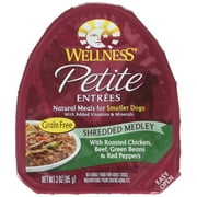 Wellness 3 oz Grain Free Natural Wet Small Breed Roasted Chicken & Beef Dog Food (24 Pack), One Size