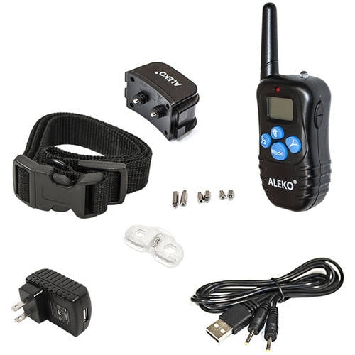 ALEKO TS-BC98 Remote Dog Training Collar, Rechargeable and Water-Resistant by ALEKO