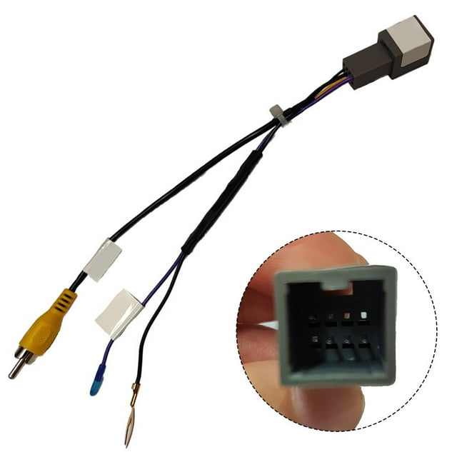 8-pin Reverse Camera Output Video Adapter Wiring Cable For Mitsubishi Xpander Direct Installation Quick Installation