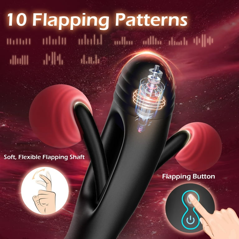 best anal vibrator for men Prostate Massager Vibrator for Men,AMOVIBE Anal Toys with 10 Flapping &  Vibration Settings,Waterproof Rechargeable Anal Adult Toys Vibrators with  Penis Ring,Male Sex toys