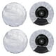 thumbnail image 5 of 4 Uds. De cubiertas de rueda de coche, Protector solar Universal de aluminio, protectores a prueba de polvo, cubierta de barco, remolque, Cubiertas para muebles de jardín Plata 23-25 ​​pulgadas Wosthever HA039439-01, 5 of 6