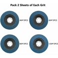 thumbnail image 5 of Grinding Specialist Flap Discs, Extreme Durability for Heavy-Duty Projects, Enhanced Abrasive Technology for Optimal Results, Compatible with Leading Angle Grinders (Set of 8), 5 of 5