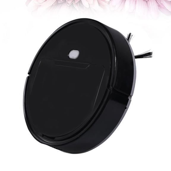 HOOWIFFY Black Sweeping Robot for Home Use with Powerful Motor and Flexible Movement