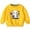 Yellow, variant on Odeerbi Toddler Boys Girls Halloween Ghost Crewneck Sweatshirts Fall Winter Cotton Sweatshirt Toddler Kids Cute Solid Color Long Sleeve Sweatshirts Top Toddler Clothes Black