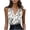 White-09, variant on STETMN Women's Deep V Neck Vest Floral Print Sleeveless Top Officewear Casual Summer Tank Tops